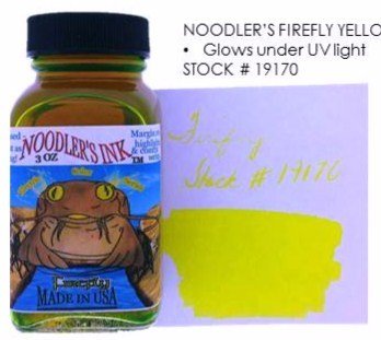 Noodler's Firefly Yellow (3oz) Bottled Ink