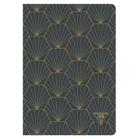 Clairefontaine #192536 Neo Deco Lined A5 Notebook (6 x 8.25) - Shell