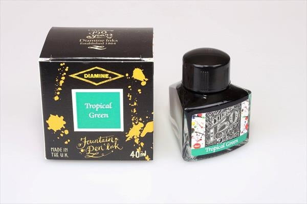 Diamine Tropical Green (40ml) Bottled Ink - 150th Anniversary