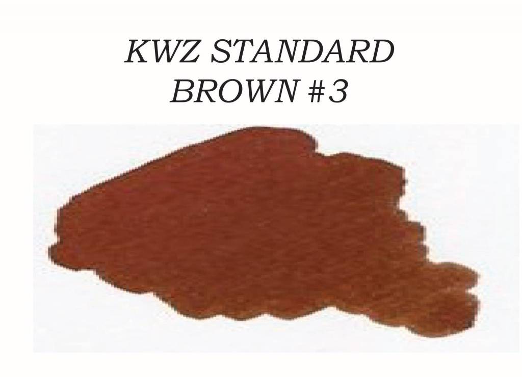 KWZ Brown #3 (60ml) Bottled Ink