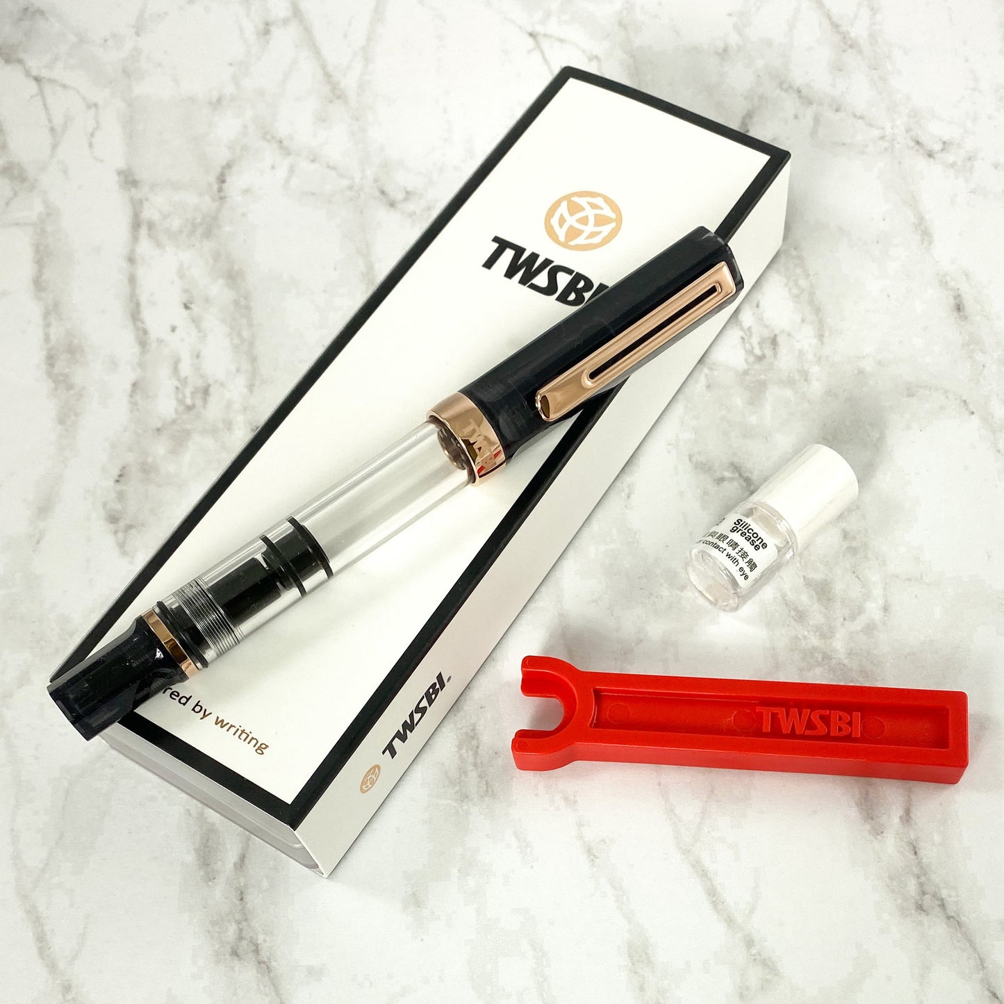 TWSBI ECO Fountain Pen - Smoke Rose Gold