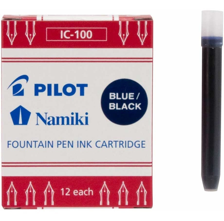 Pilot Namiki Fountain Pen Ink Cartridges - Blue/Black