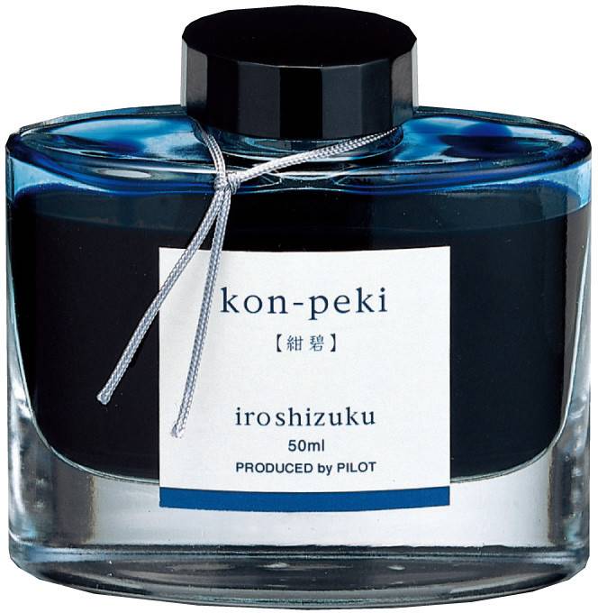 Pilot Iroshizuku Bottled Ink - Kon-Peki Cerulean Blue (50ml)