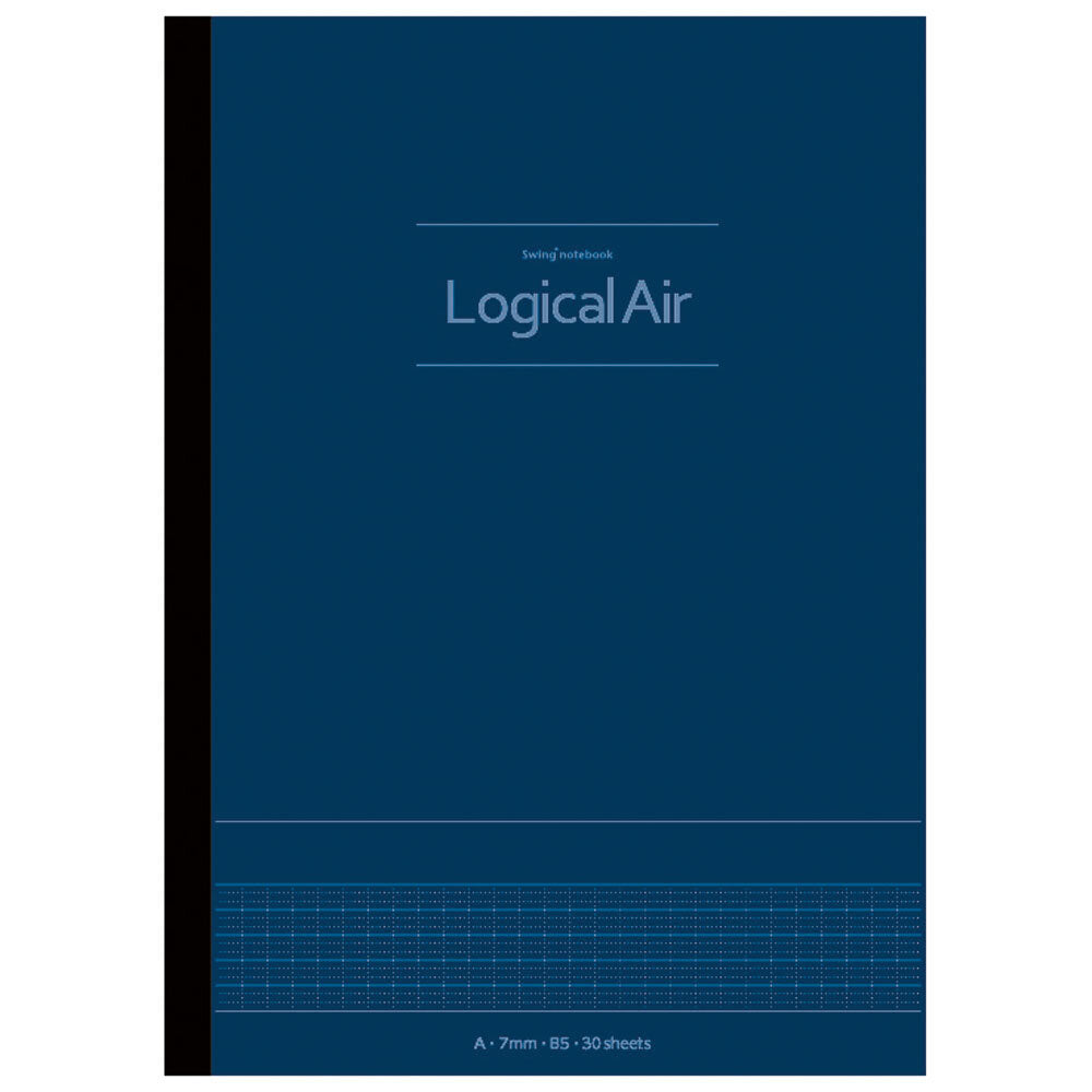 Nakabayashi Logical Air A4 Ruled (7mm) Notebook - Blue