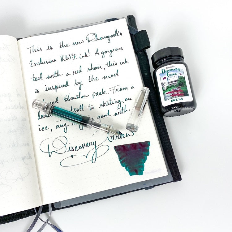 KWZ Discovery Green (60ml) Bottled Ink - Dromgoole's Exclusive