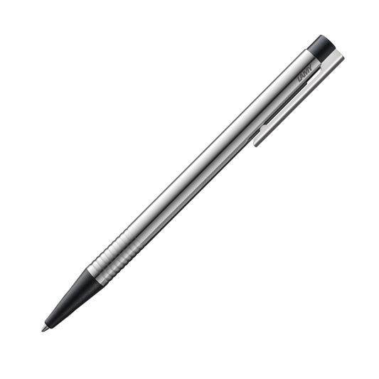 LAMY logo Ballpoint - Stainless Steel with Matte Black