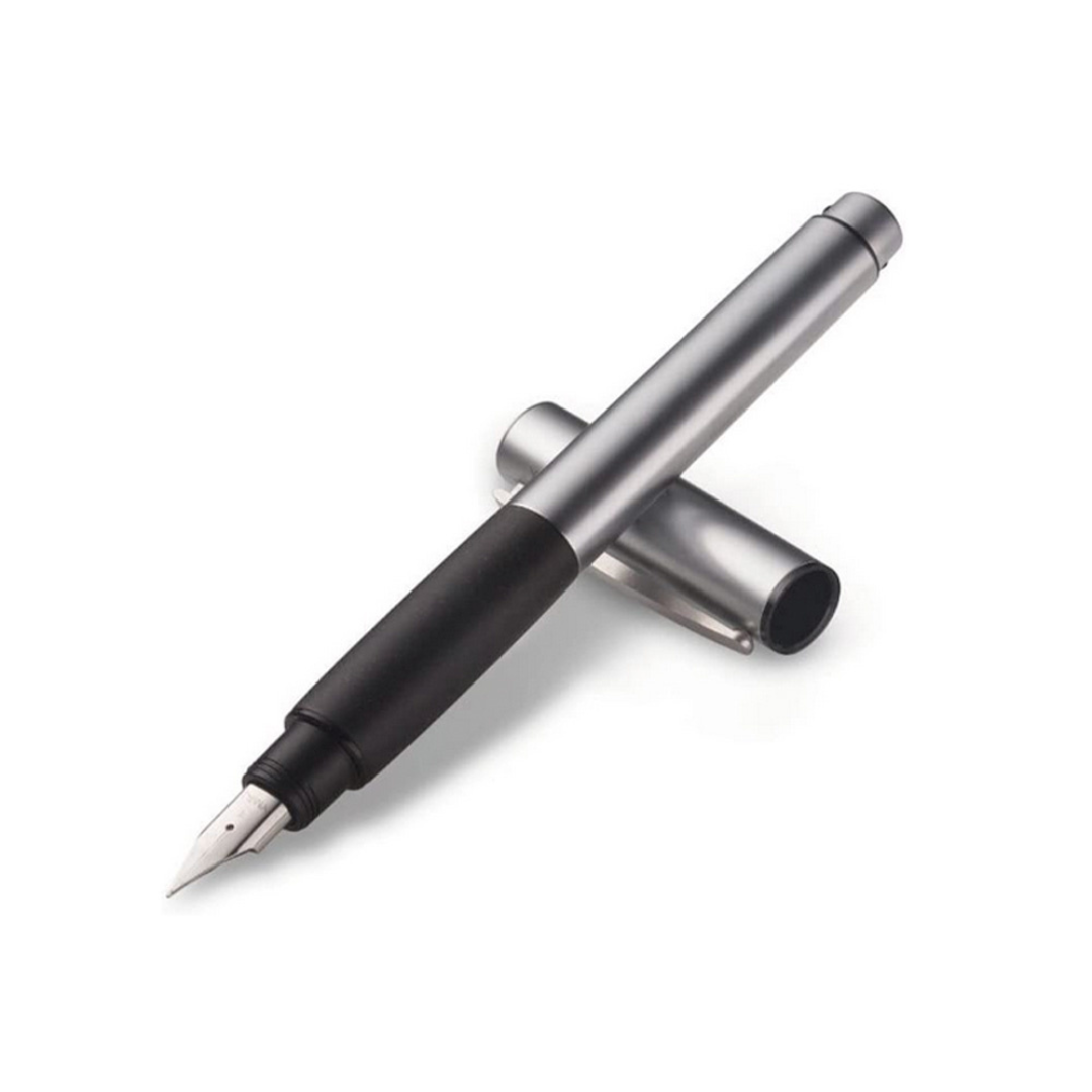 LAMY accent Fountain Pen - Aluminum and Black