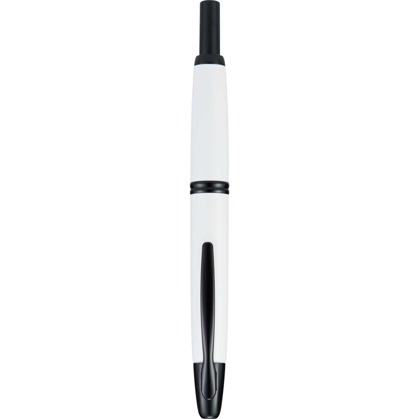 Pilot Vanishing Point Fountain Pen - White with Black Matte Trim