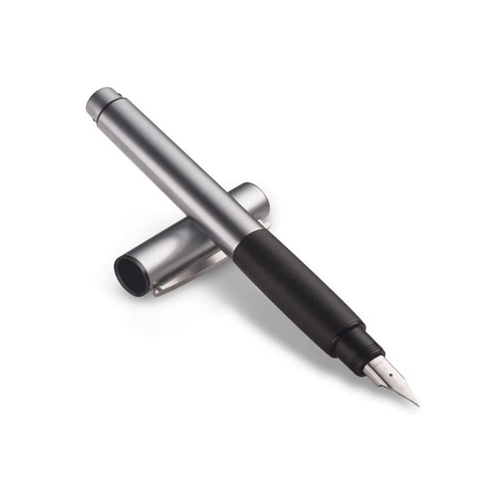 LAMY accent Fountain Pen - Aluminum and Black