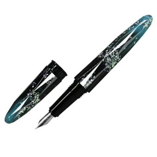 BENU Briolette Fountain Pen - Luminous Blue (Luminescent)