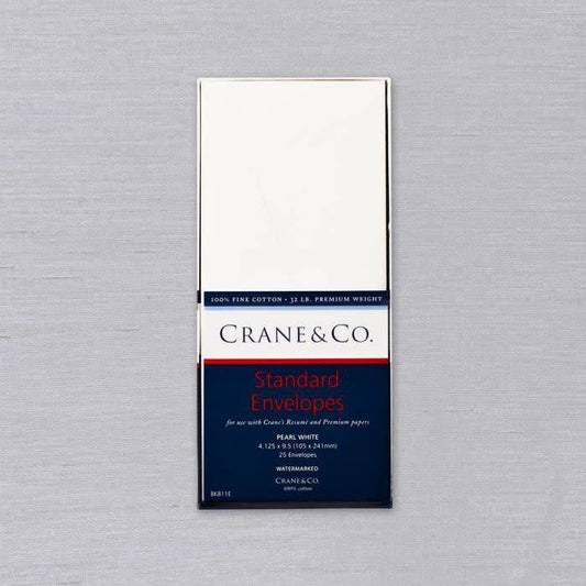 Crane Pearl White #10 Envelope (25 ea)