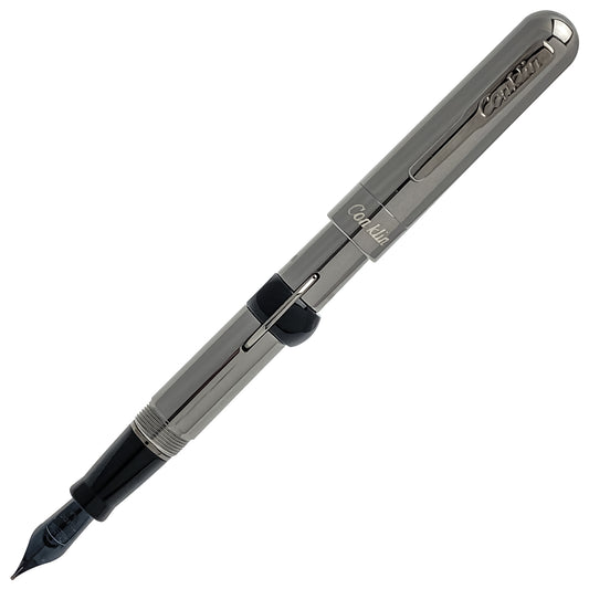 Conklin 1898 Mark Twain Crescent Collection Fountain Pen - Gunmetal (Limited Edition) (Discontinued)