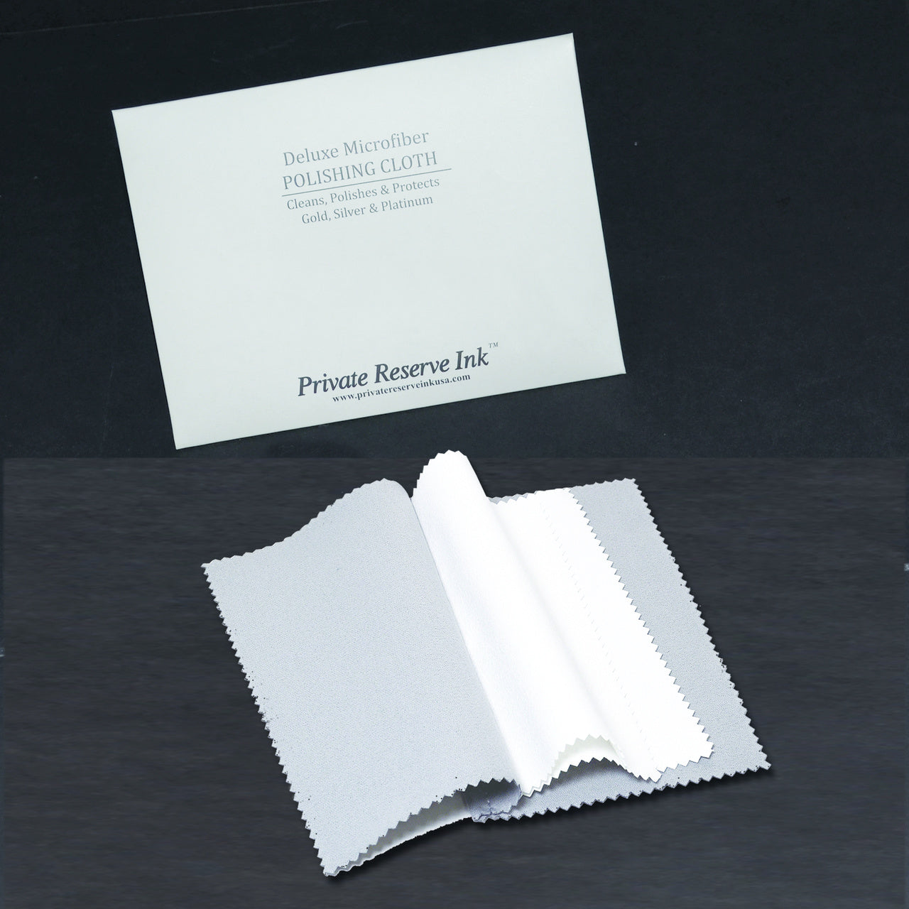 Private Reserve Ink Essentials - Grey 5x4 Polishing Cloth (1 ea)