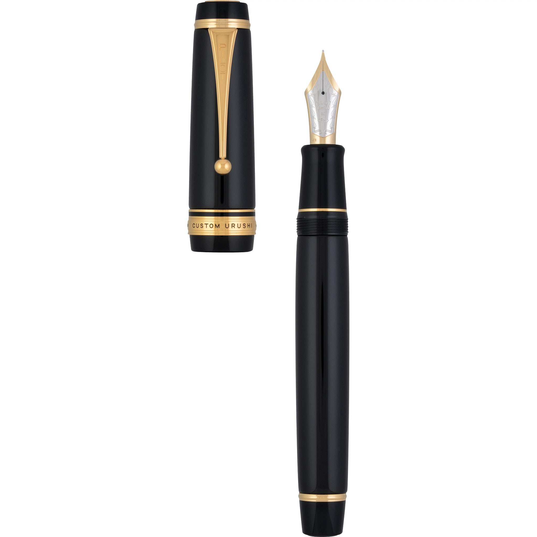 Pilot Custom Urushi Fountain Pen - Black