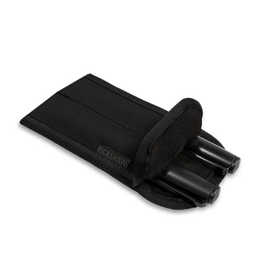 Rickshaw Bagworks 2-Pen Coozy Sleeve - Black (Long)