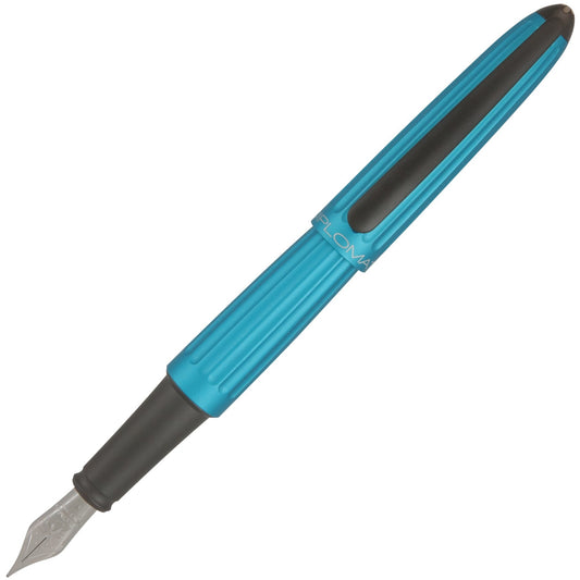 Diplomat Aero Fountain Pen - Turquoise with 14K Nib