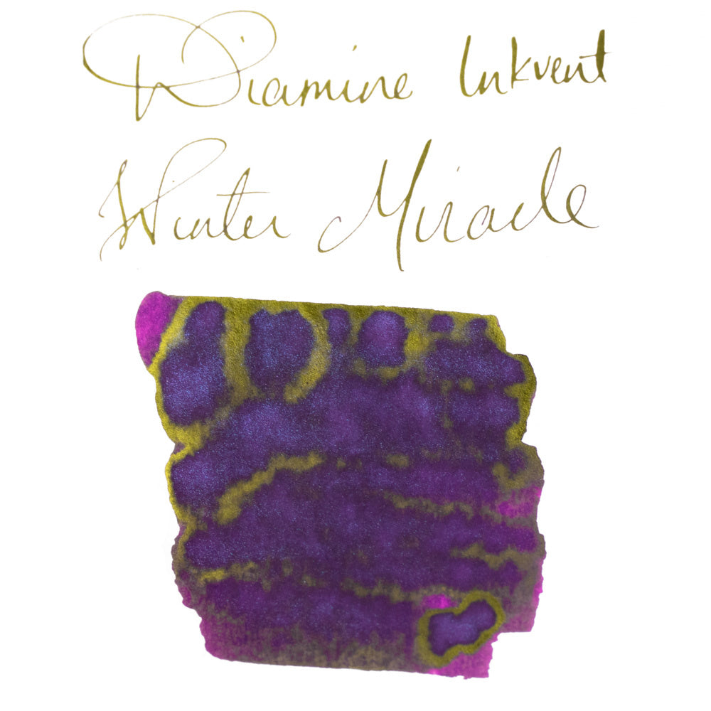 Diamine Winter Miracle (50ml) Bottled Ink (Shimmering/Sheening) - Blue Edition