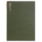 Nakabayashi Logical Prime B5 Ruled (7mm) Ring Notebook - Green