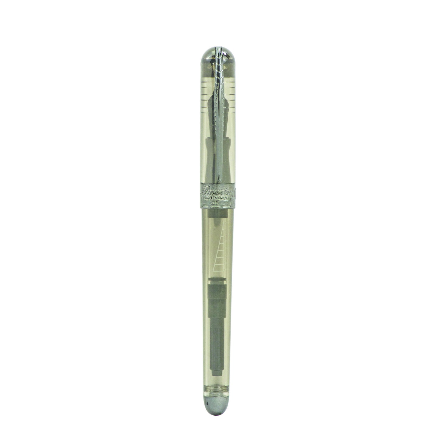 Pineider Avatar UR Demo with Black Trim Fountain Pen - Fume