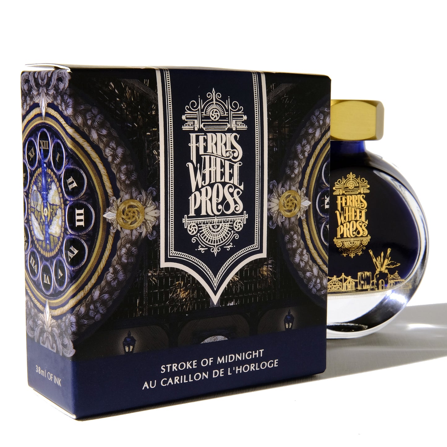 Ferris Wheel Press Stroke of Midnight (38ml) Bottled Ink