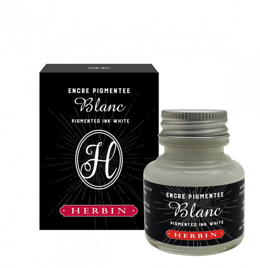 J. Herbin Pigmented White 30ml Bottled Ink