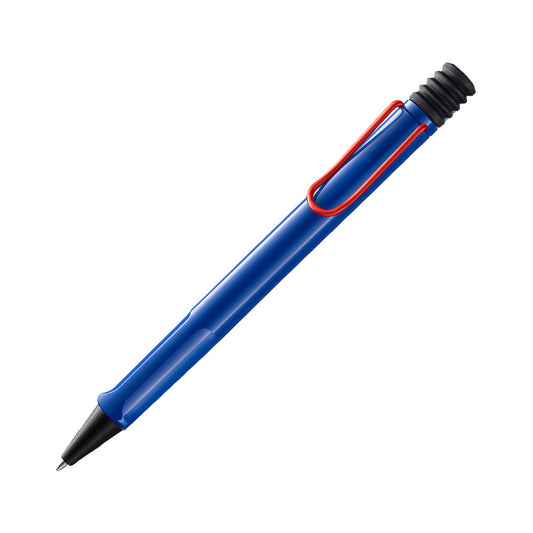 LAMY safari Ballpoint - Blue with Red Clip (Special Edition)