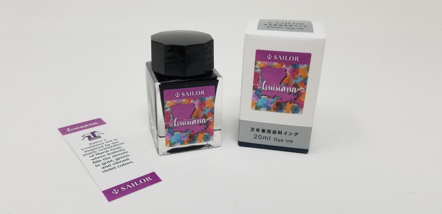 Sailor USA 50 States - Louisiana (20ml) Bottled Ink