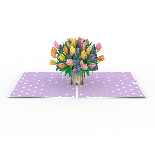 Lovepop Pop-Up Card - Tulips