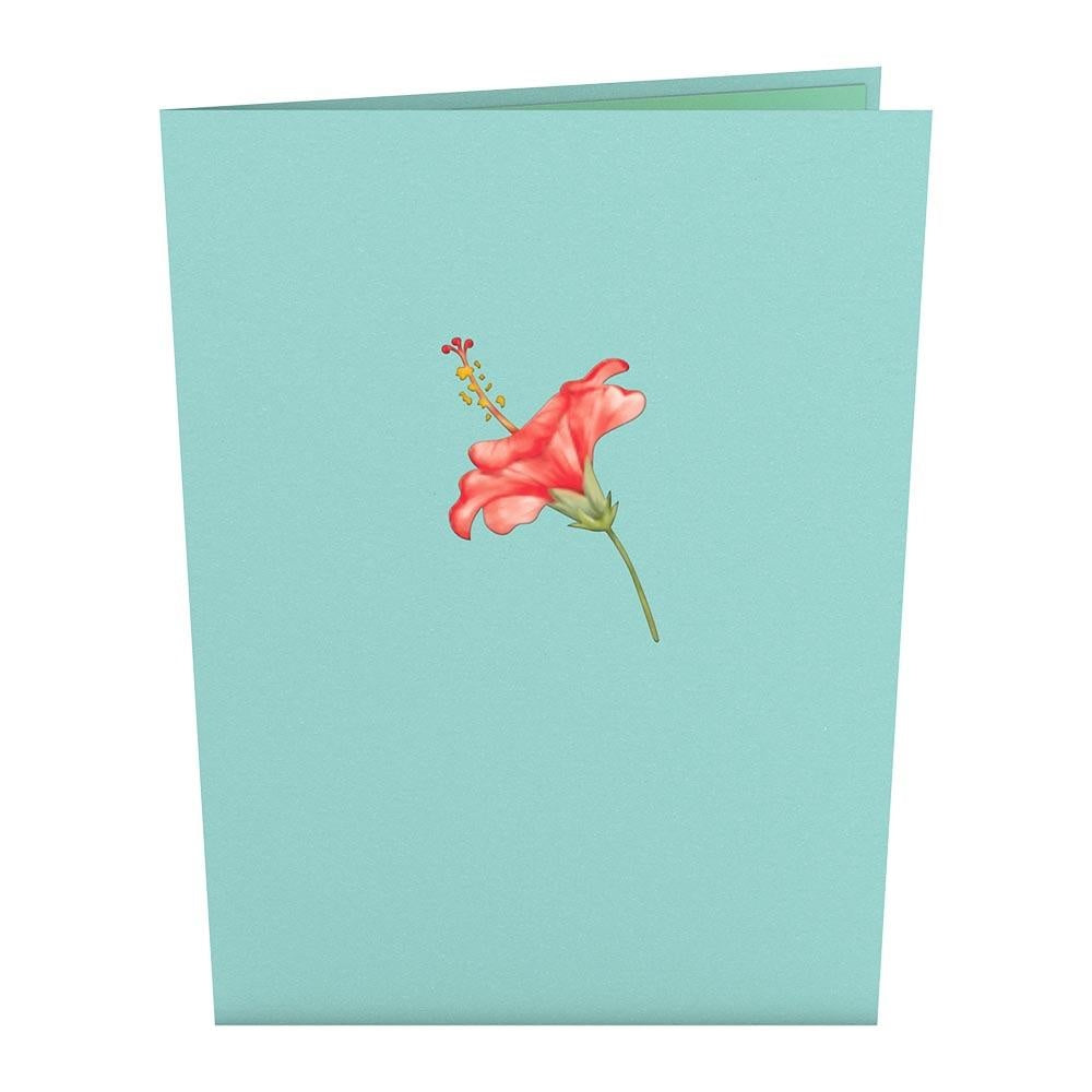Lovepop Pop-Up Card - Hibiscus Bloom