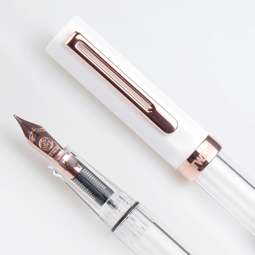 TWSBI ECO Fountain Pen - White Rose Gold