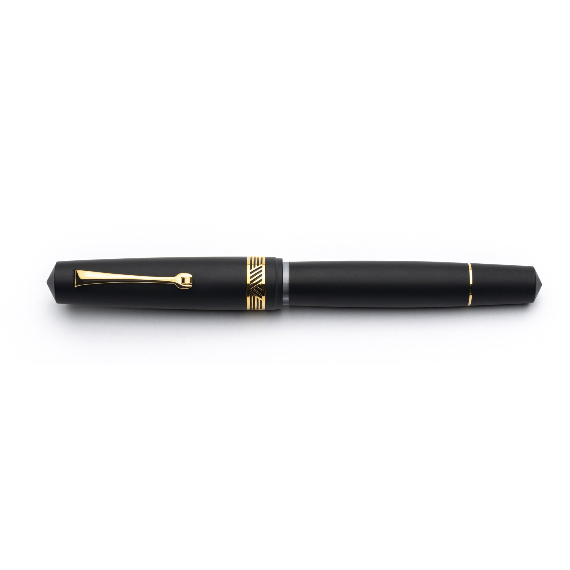 Parker - Duofold Ballpoint Pen Black w/Platinum Trim