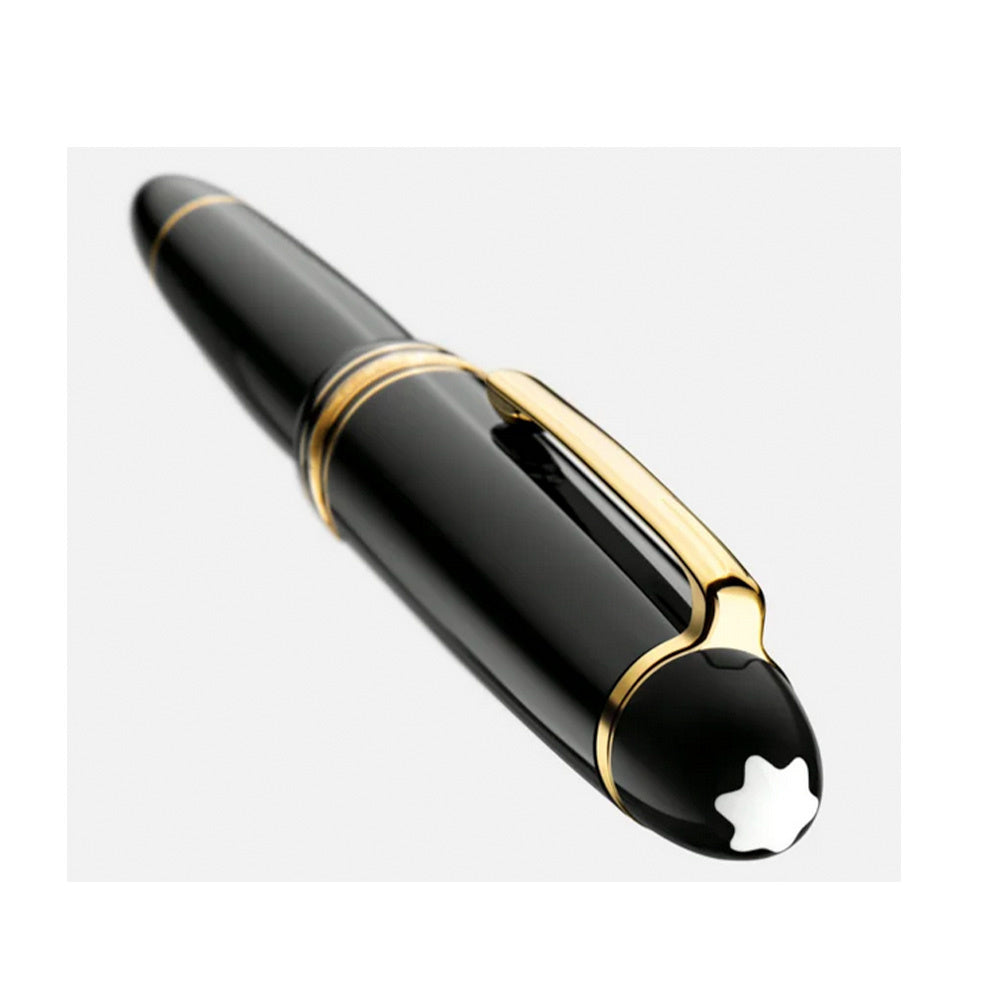 Montblanc LeGrand Fountain Pen - Black with Gold Trim (Meisterstück)