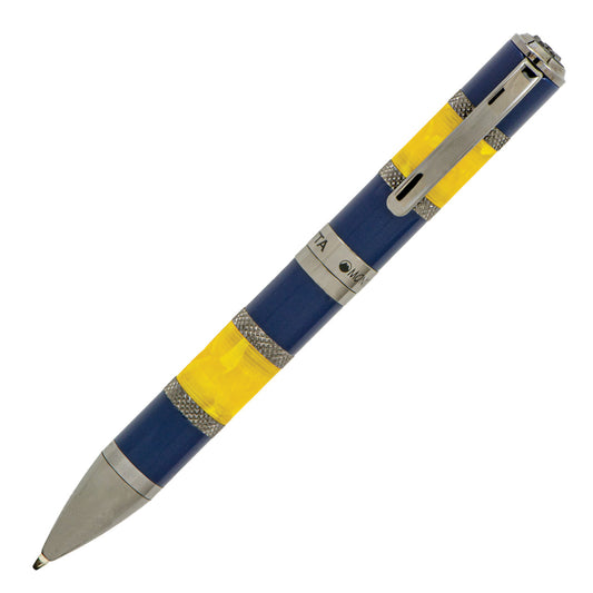 Monteverde Regatta Sport Ballpoint Pen - Blue and Yellow