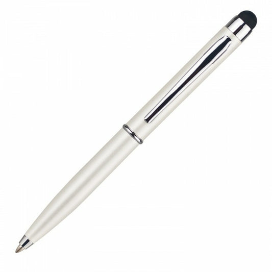 Monteverde Poquito Ballpoint with Stylus - Pearl White