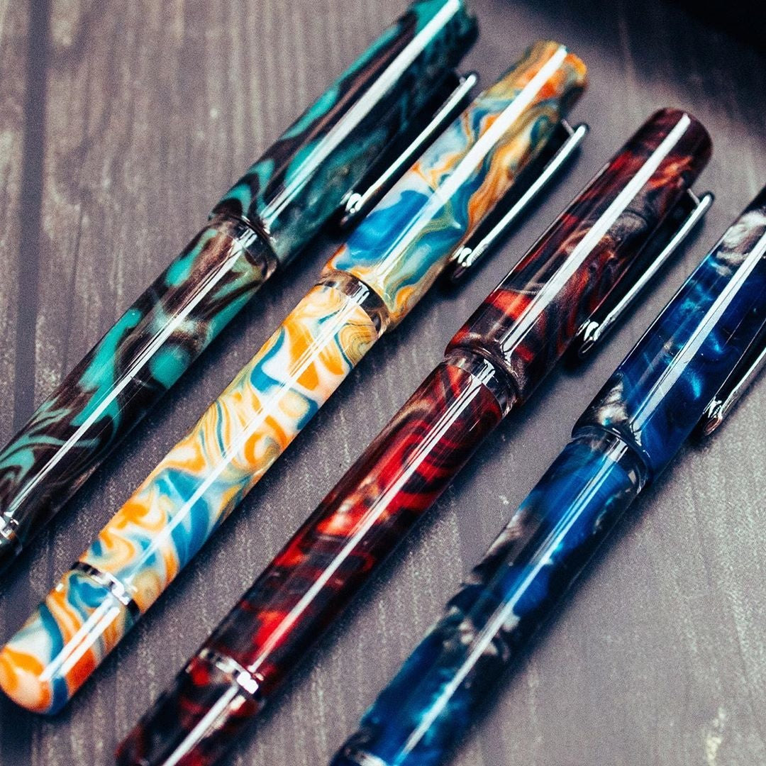 Nahvalur Schuylkill Fountain Pen - Chromis Teal