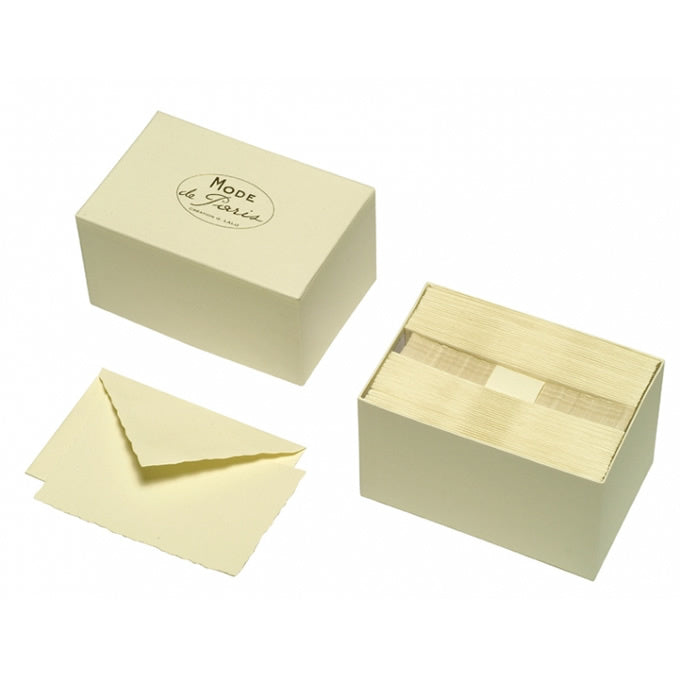 G. Lalo Mode de Paris Boxed Cards & Envelopes Ivory