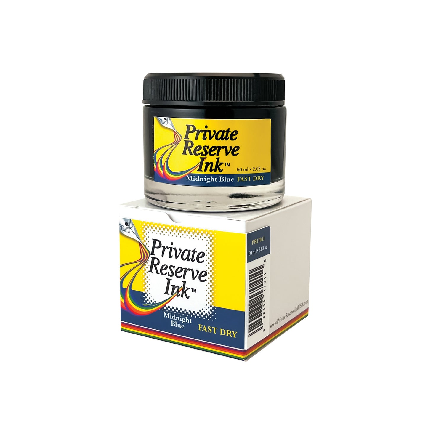 Private Reserve Fast Dry Midnight Blue (60ml) Bottled Ink