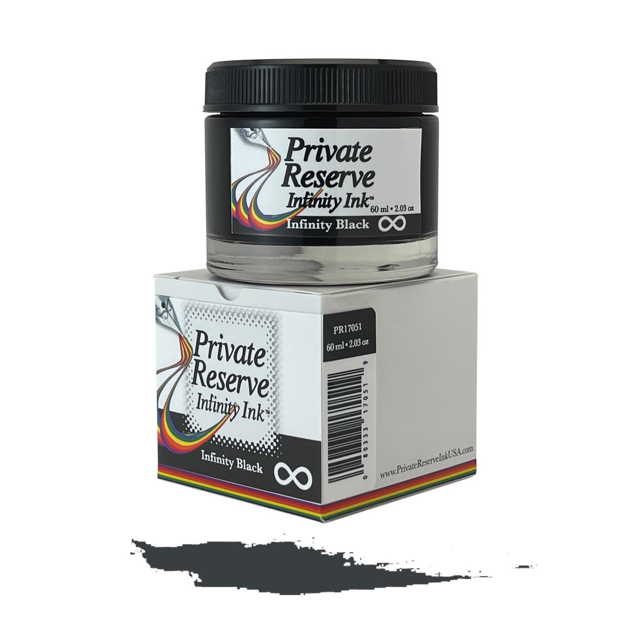 Private Reserve Infinity Black (60ml) Bottled Ink