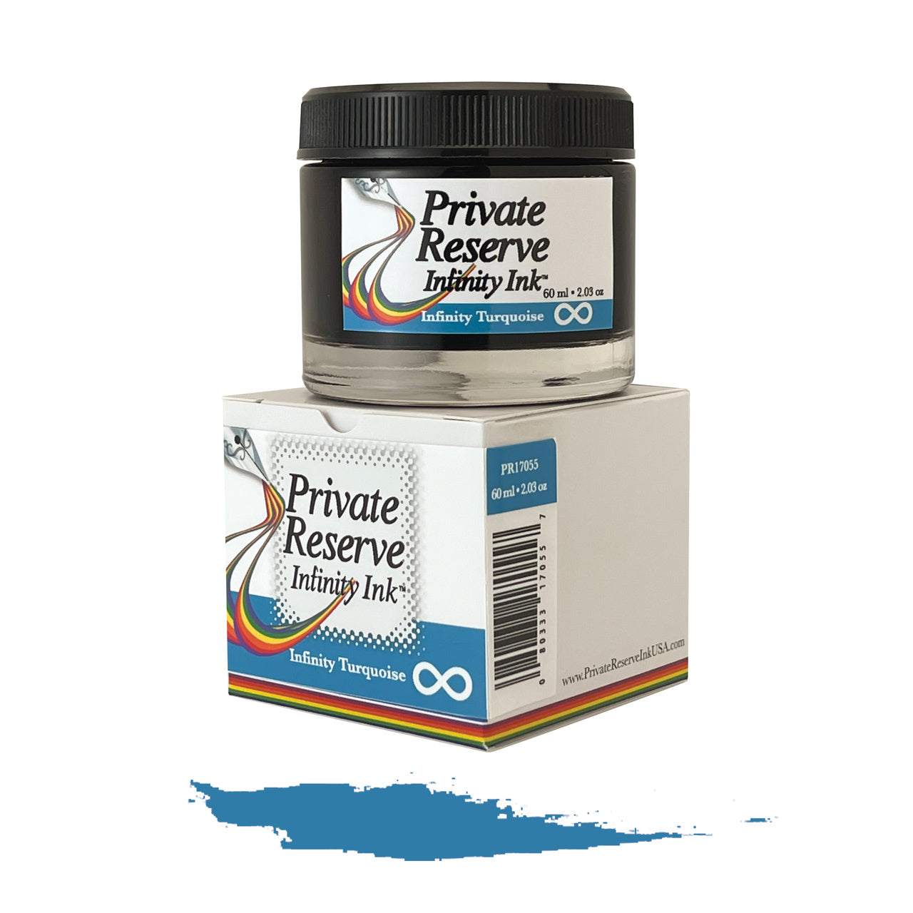 Private Reserve Infinity Turquoise (60ml) Bottled Ink