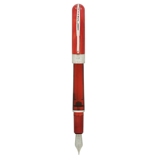 Pineider Avatar Twin Tank Touchdown Fountain Pen - Devil Red