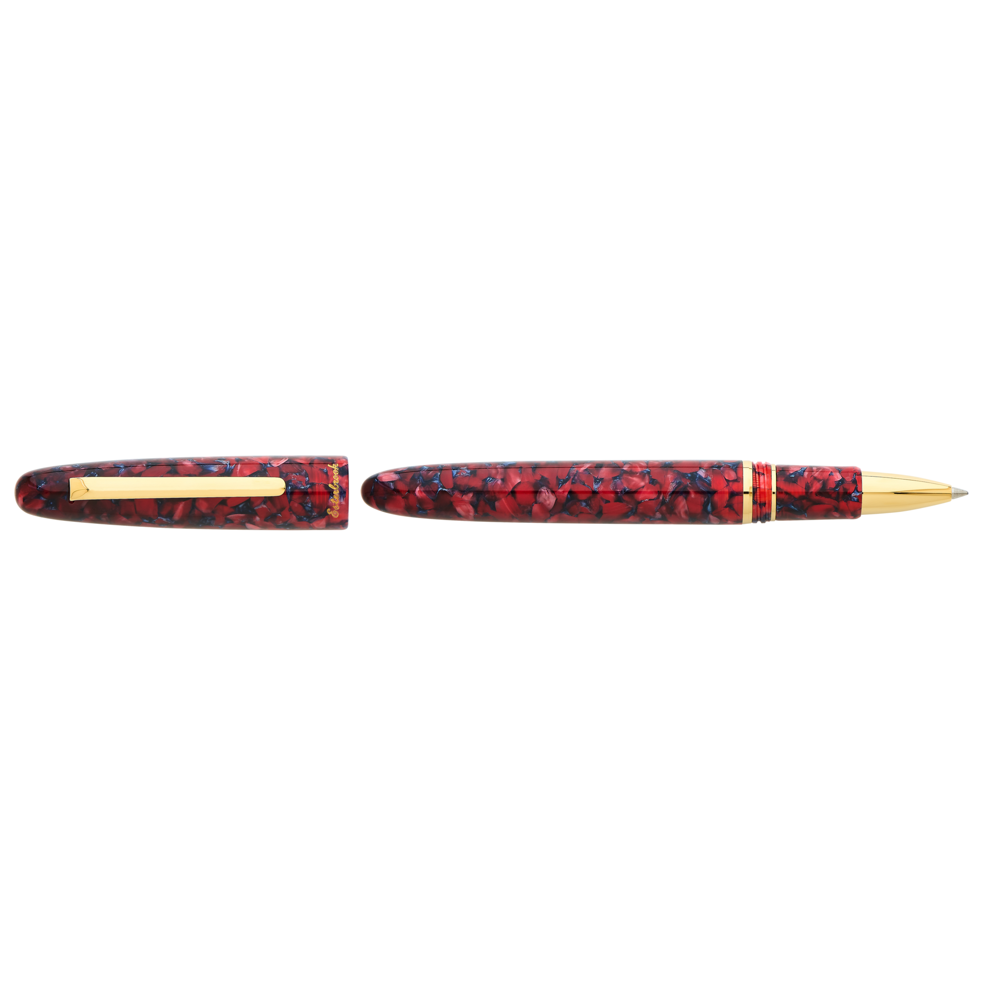 Esterbrook Estie Rollerball - Scarlet with Gold Trim