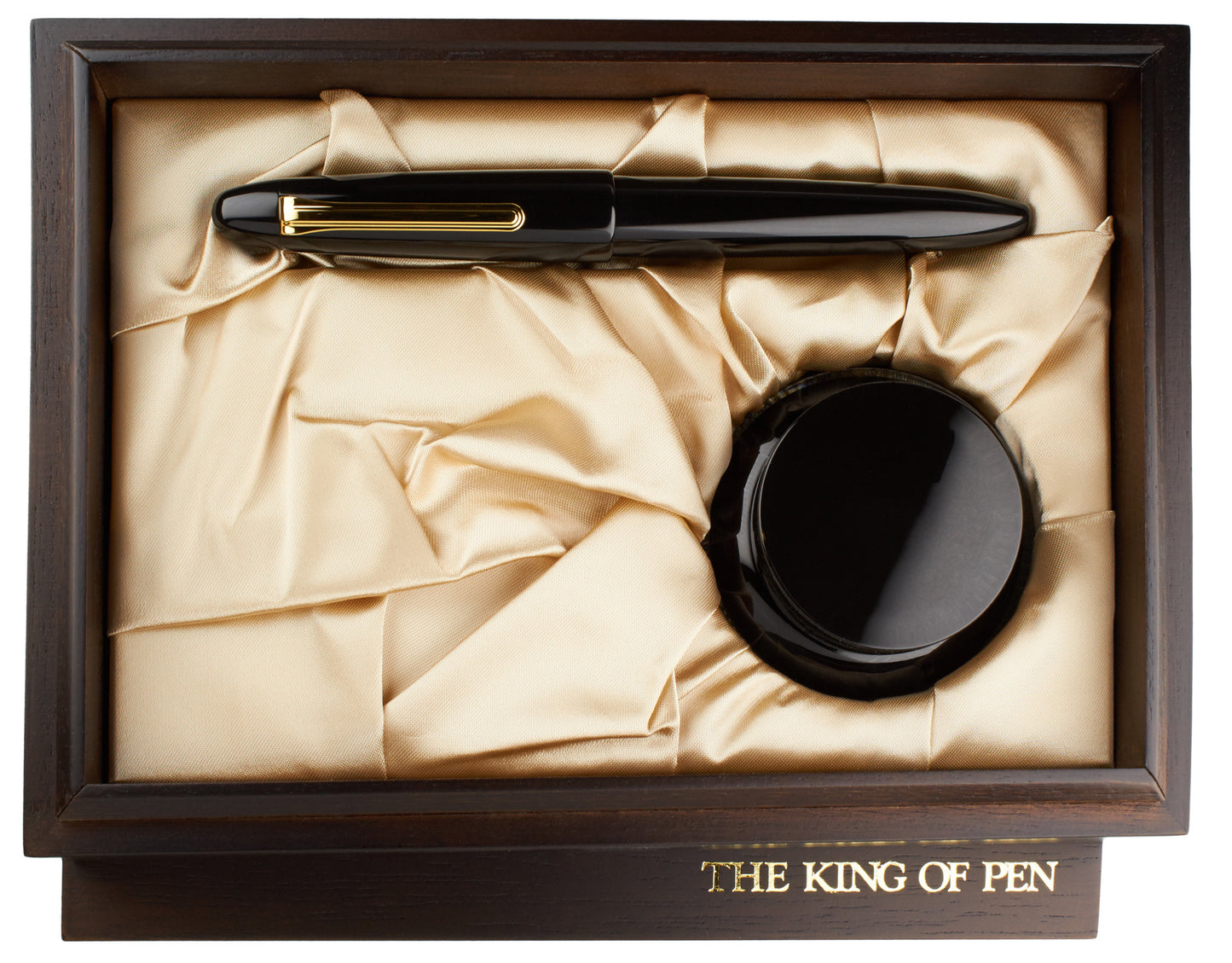 Sailor 1911 King of Pens Fountain Pen - Black Ebonite with Gold Trim (Bespoke)