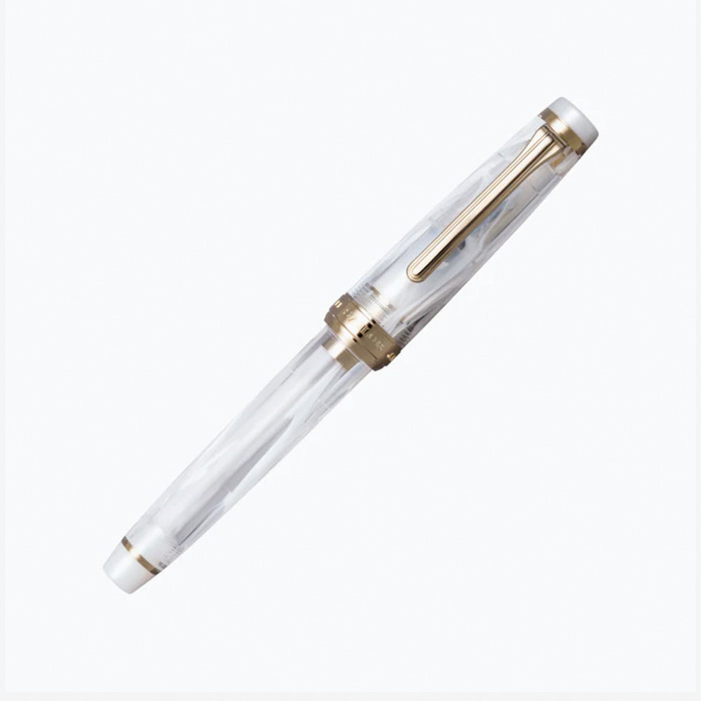 Sailor Pro Gear Slim Veilio Fountain Pen - Pearl White (Bespoke Limited Production)