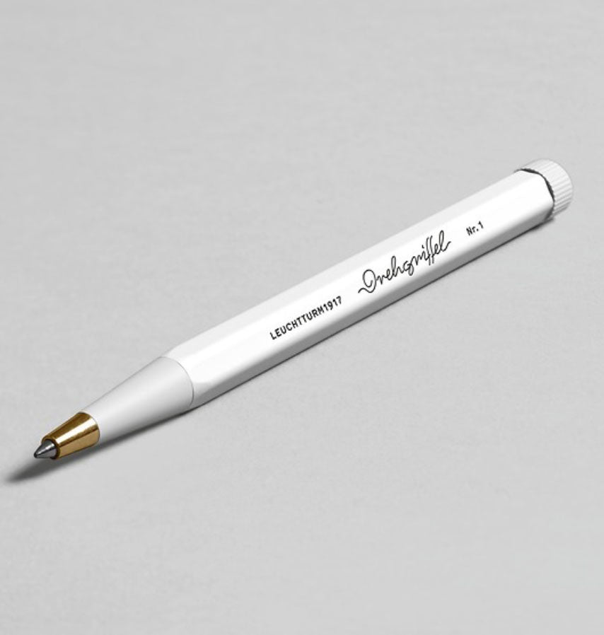 Leuchtturm1917 Drehgriffel Nr. 1 Gel Pen - White (Discontinued)