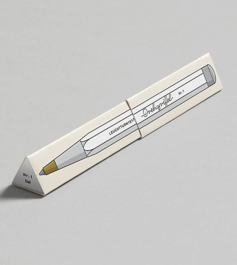 Leuchtturm1917 Drehgriffel Nr. 1 Gel Pen - White (Discontinued)