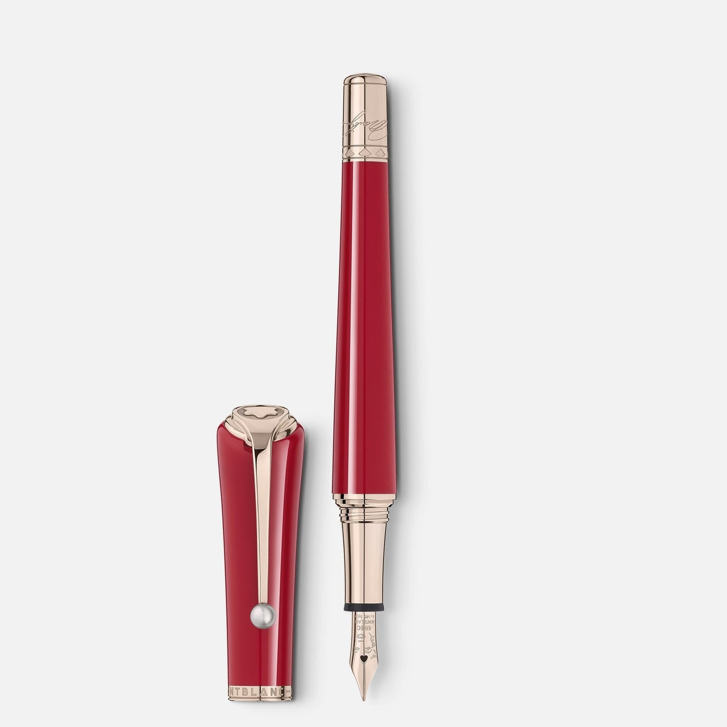 Montblanc Marilyn Monroe Fountain Pen - Red (Muses Special Edition)